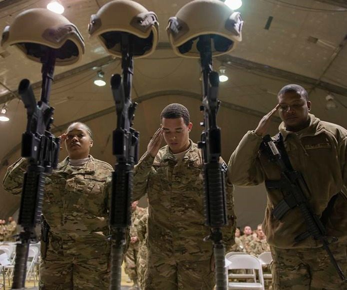 Airmen Spend Christmas Mourning the Deaths of Six Soldiers Taken by Suicide Bomber