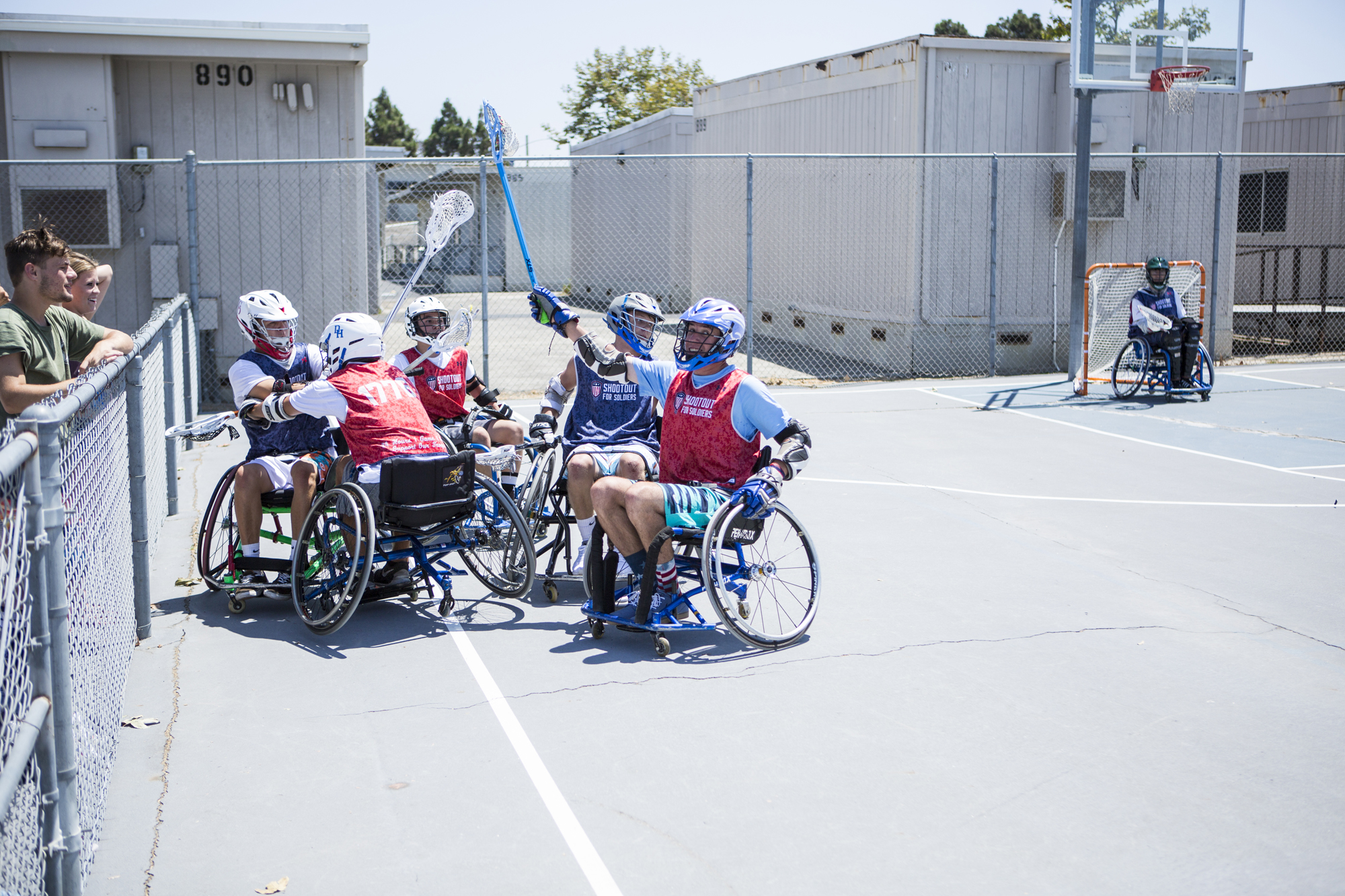 High School Senior has “newfound respect,” after playing wheelchair lacrosse with Veterans